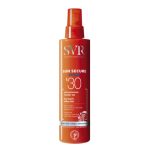 a moisturizing spray indicated for high sun protection of face and body.