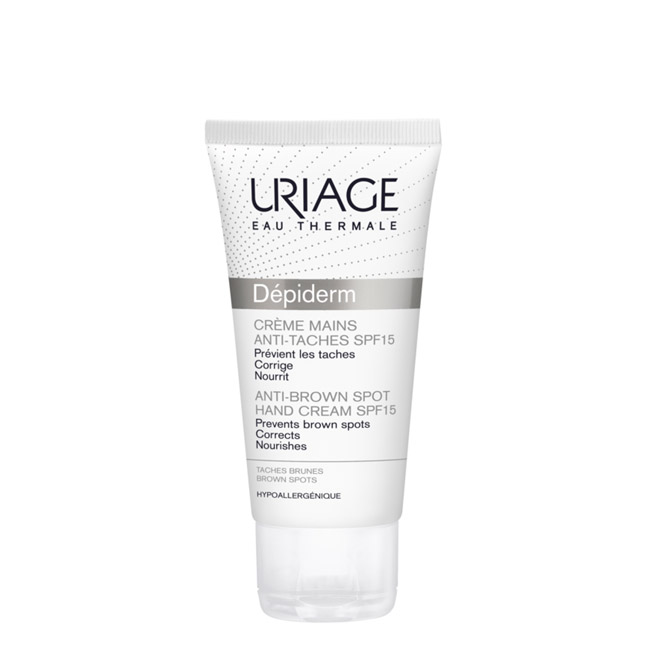 uriagedepidermspf15anti-spothandcream50ml Uriage Depiderm FPS15 Creme Mãos Anti-Manchas 50ml - Image 1