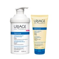 Uriage Xémose Pack Emollient Cream Oil 400+200ml