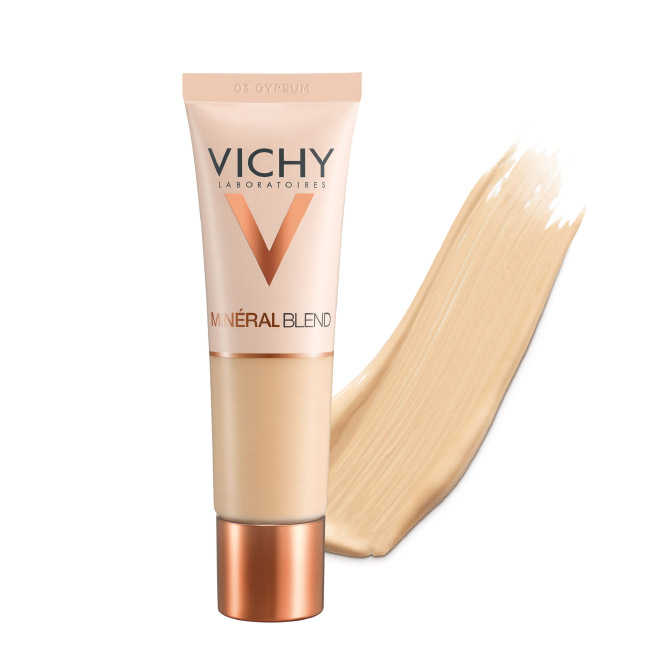 vichymineralblendfondteintbasemoisturizercolor03gypsum30ml Vichy Mineral Blend Fond Teint Base Moisturizer Color 03 Gypsum 30ml
