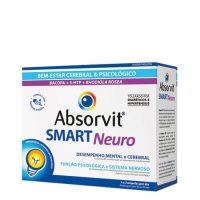 Box  of  Absorvit  Smart  Neuro  by  Absorvit,  a  liquid  supplement  indicated  for  cognitive  faculties  and  intellectual  performance.