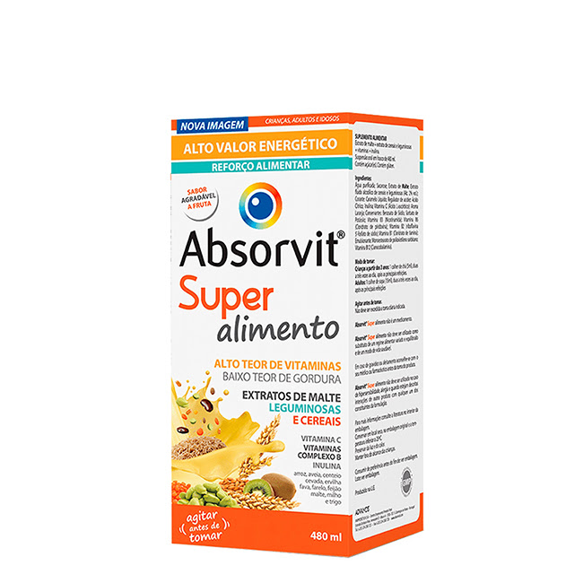 AbsorvitSuperFoodSyrup480ml Absorvit Super Alimento Jarabe 480ml - Image 1