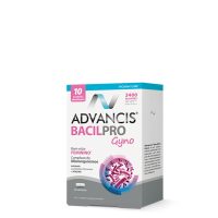 Box  of  Advancis  Bacilpro  Gyno  Capsules  by  Advancis,  a  capsule  supplement  indicated  for  balancing  the  vaginal  flora.