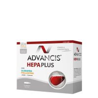 Box  of  Advancis  Hepa  Plus  Ampoules  by  Advancis,  a  liquid  supplement  indicated  for  hepatic  protection  and  liver  function.