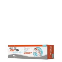 Tube  of  Advancis  Jointrix  Active  Cryotherapy  Gel  by  Advancis,  a  cooling  gel  indicated  for  muscle  and  joint  pain  relief.