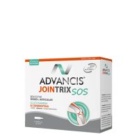 Box  of  Advancis  Jointrix  SOS  Ampoules  by  Advancis,  a  liquid  supplement  indicated  for  quick  relief  from  joint  pain.