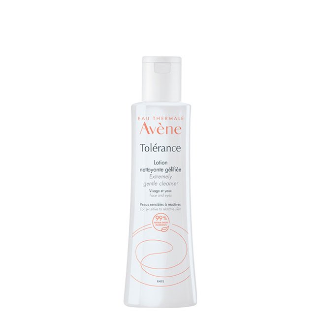 AvèneToléranceCleansingLotion200ml Bottle of Avène Tolérance Extremely Gentle Cleanser by Avène, a cleansing lotion indicated for sensitive skin.