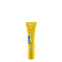 Tube  of  Curaprox  Be  You  Toothpaste  Yellow  by  Curaprox,  a  dentrifying  paste  indicated  for  cavity  protection  and  oral  hygiene.