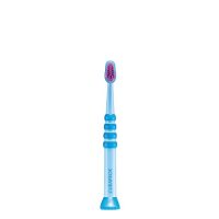 Product  container  of  Curaprox  CK  4260  Toothbrush  by  Curaprox,  a  soft  toothbrush  indicated  for  baby  and  children  oral  hygiene.