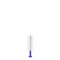 a  brush  indicated  for  cleaning  larger  interdental  spaces.