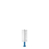 a  brush  indicated  for  cleaning  larger  interdental  spaces.