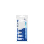 Box  of  Curaprox  CPS  Perio  Plus  410  Interdental  Brush  by  Curaprox,  a  brush  indicated  for  cleaning  larger  interdental  spaces.