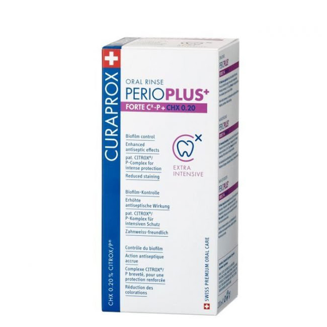 CuraproxPerioPlusForteElixir200ml Curaprox Perio Plus Forte Enjuague Bucal 200ml - Image 1