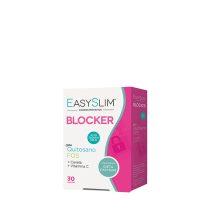 Box  of  Easyslim  Blocker  SOS  Capsules  by  Easyslim,  a  supplement  indicated  for  blocking  fat  absorption  and  appetite  control.