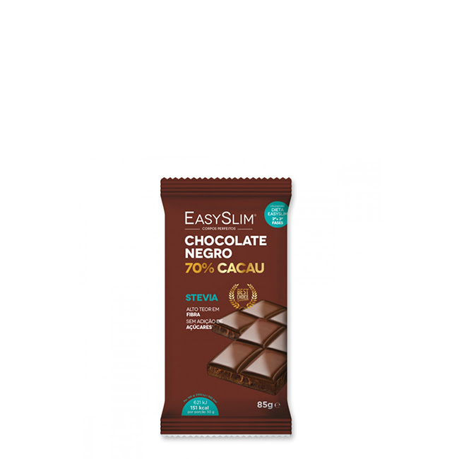 EasyslimDarkChocolate70%Cocoa85g Easyslim Dark Chocolate 70% Cocoa 85g
