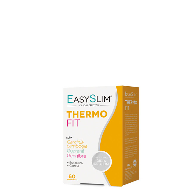 EasyslimThermoFitTabletsx60 Box of Easyslim Thermo Fit Tablets by Easyslim, a dietary supplement indicated for eliminating localized fat and detox.