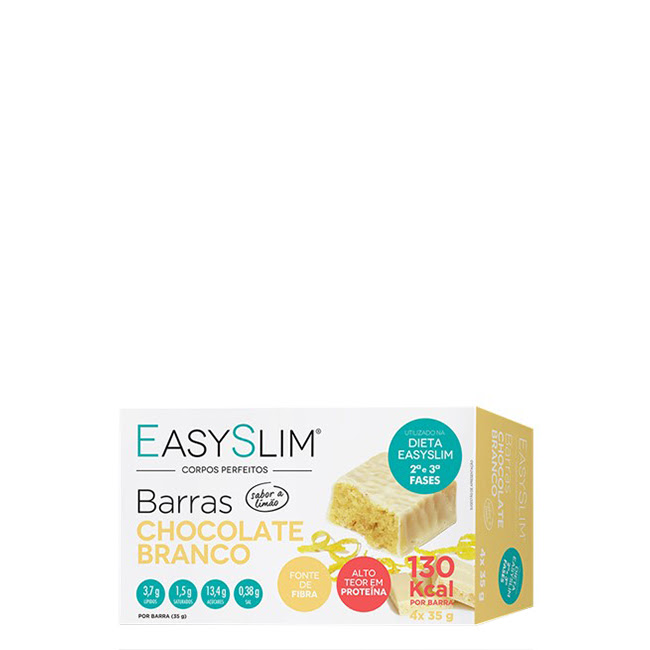EasyslimWhiteChocolateBars4x34g Easyslim White Chocolate Bars 4x34g