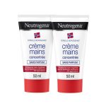 Box of Neutrogena Hand Cream Duo Sensitive Skin by Neutrogena, a cream pack indicated for dry and chapped hands.
