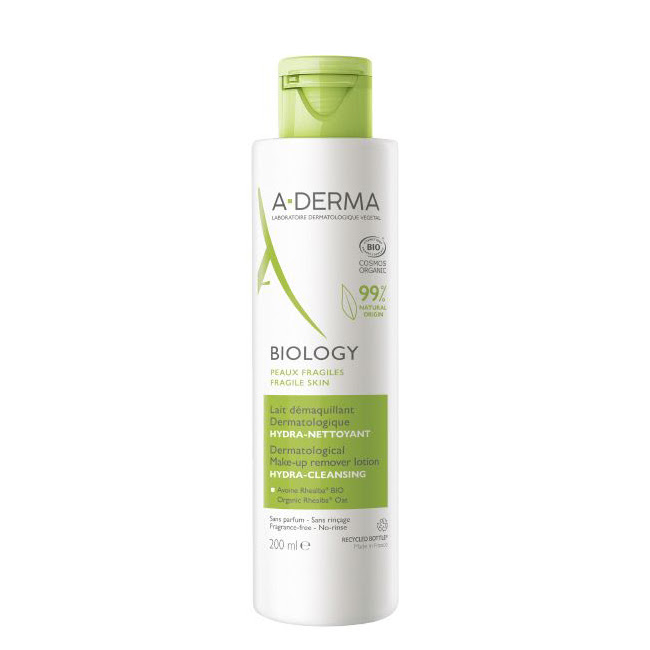 A-DermaBiologyDermatologicalMake-upRemoverLotion200ml A-Derma Biology Leche Desmaquillante 200ml - Image 1