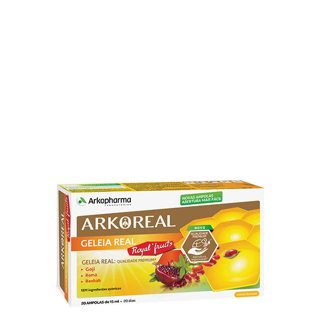 ArkoroyalRoyalJellyRoyalFruitsAmpoulesx20 Arkoreal Geleia Real Royal Fruits Ampolas x20 - Image 1