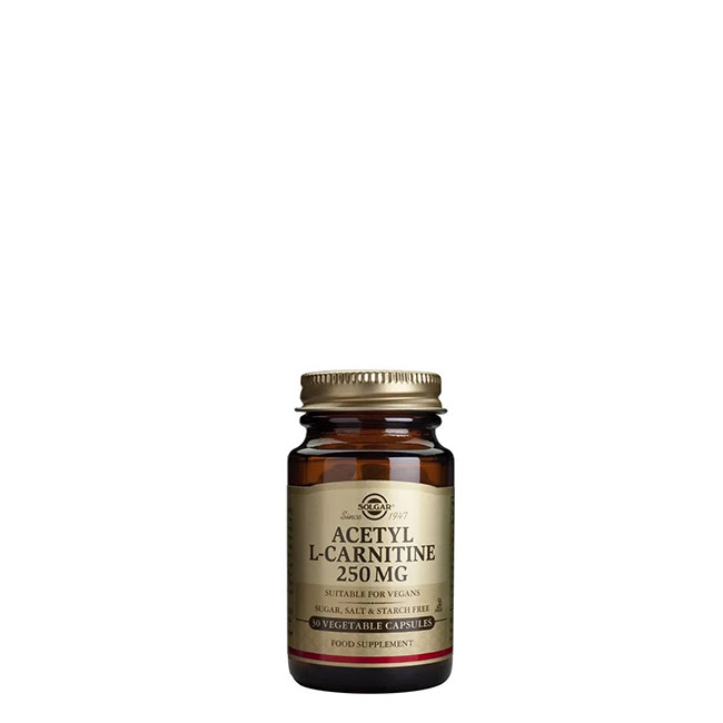 SolgarAcetylL-Carnitine250mgVegetableCapsulesx30 ソルガー アセチルL-カルニチン250mg 植物性カプセル x30 - 画像 (1)