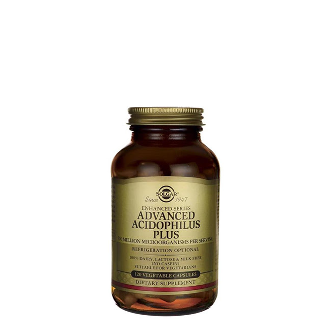 SolgarAdvancedAcidophilusPlusVegetableCapsulesx120 Solgar Advanced Acidophilus Plus Cápsulas Vegetales x120 - Image 1