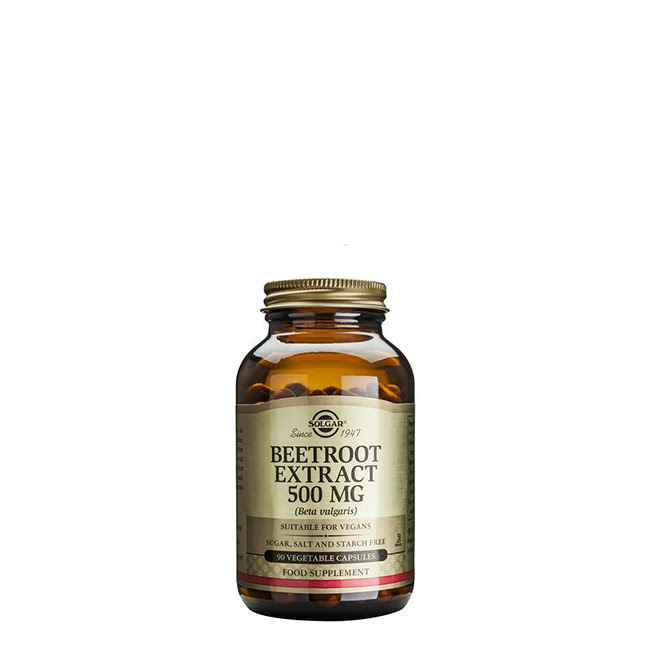 SolgarBeetrootExtract500mgVegetableCapsulesx90 ソルガー ビートルートエキス 500mg ベジタブルカプセル x90 - 画像 (1)