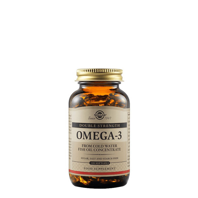 SolgarDoubleStrengthOmega-3Softgelsx120 Solgar Double Strength Omega-3 Softgels x120