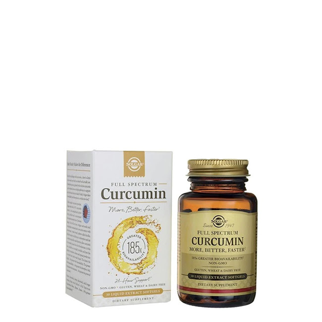 SolgarFullSpectrumCurcuminSoftgelsx30 Solgar Full Spectrum Curcumin Softgels x30
