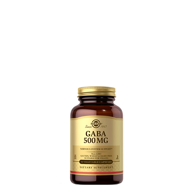 SolgarGABA500mgVegetableCapsulesx50 ソルガーGABA500mgベジタブルカプセル x50 - 画像 (1)