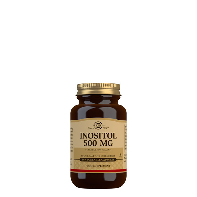 SolgarInositol500mgVegetableCapsulesx50 ソルガーイノシトール500mgベジタブルカプセルx50 - 画像 (1)