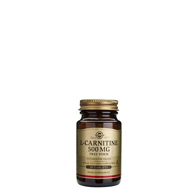 SolgarL-Carnitine500mgTabletsx30 Solgar L-Carnitine 500mg Tablets x30