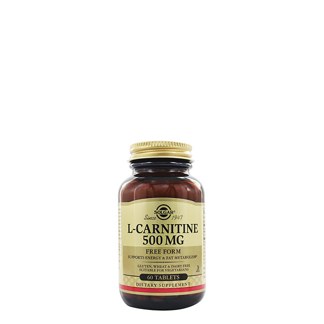SolgarL-Carnitine500mgTabletsx60 Solgar L-Carnitine 500mg Tablets x60