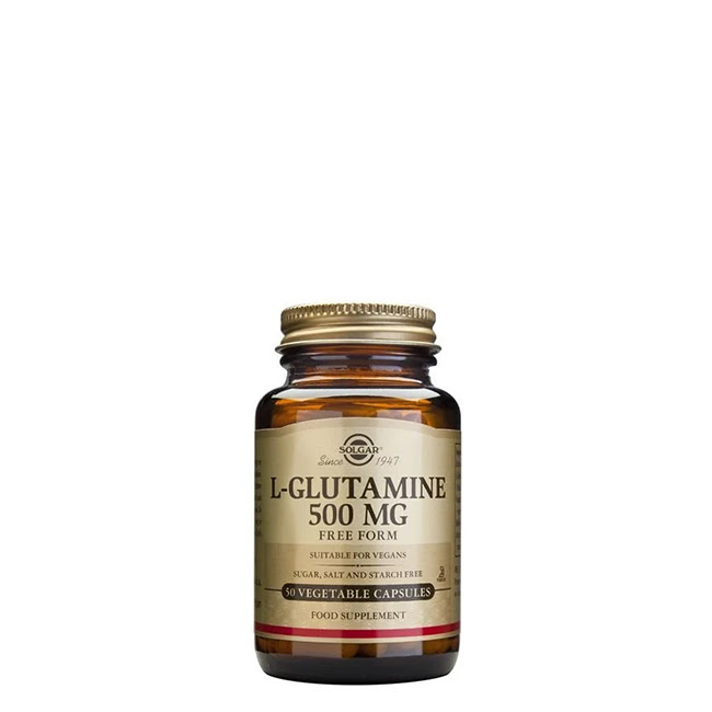 SolgarL-Glutamine500mgVegetableCapsulesx50 ソルガー L-グルタミン 500mg ベジタブルカプセル x50 - 画像 (1)