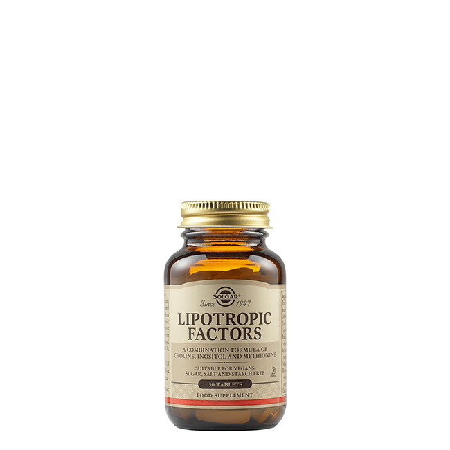 SolgarLipotropicFactorsTabletsx50 Solgar Lipotropic Factors Tablets x50