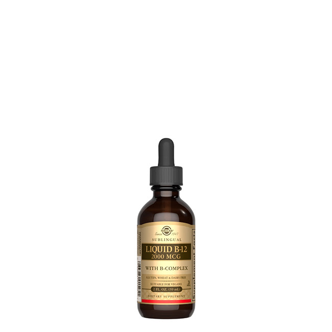 SolgarLiquidVitaminB122000mcg59ml Solgar Líquido Vitamina B12 2000mcg 59ml - Image 1
