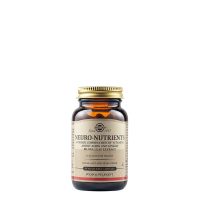 Bottle  of  Solgar  Neuro  Nutrientes  Vegetable  Capsules  by  Solgar,  a  dietary  supplement  indicated  for  brain  health  support.