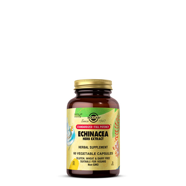 SolgarS.F.P.EchinaceaVegetableCapsulesx60 Solgar S.F.P. Echinacea Vegetable Capsules x60