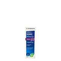 Bottle  of  Arkosono  Melatonin  Drops  by  Arkosono,  a  liquid  supplement  indicated  for  reducing  sleep  conciliation  time.