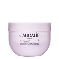 Jar  of  Caudalie  Vinotherapist  Replenishing  Vegan  Body  Butter  by  Caudalie,  a  rich  balm  indicated  for  very  dry  sensitive  skin.