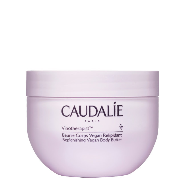 CaudalieVinotherapistReplenishingVeganBodyButter250ml Jar of Caudalie Vinotherapist Replenishing Vegan Body Butter by Caudalie, a rich balm indicated for very dry sensitive skin.
