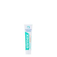 Tube  of  Elmex  Sensitive  Toothpaste  by  Elmex,  a  toothpaste  indicated  for  the  protection  of  tooth  sensitivity.