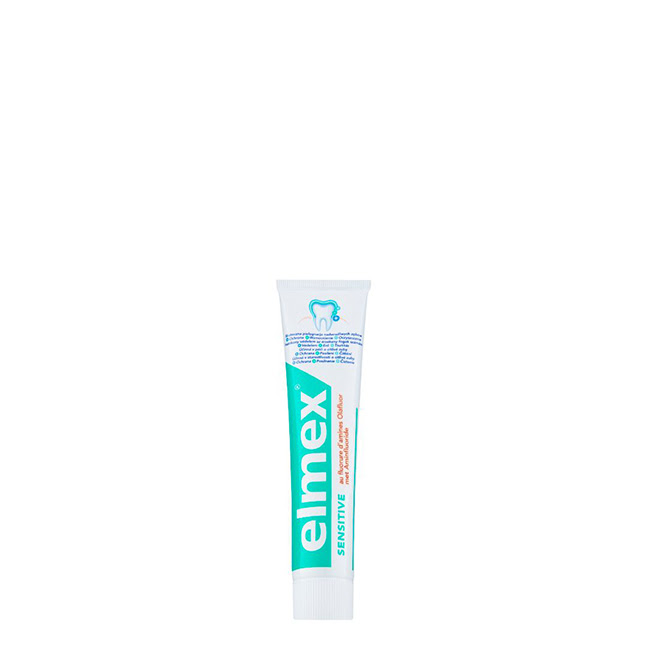ElmexSensitiveToothpaste75ml Tube of Elmex Sensitive Toothpaste by Elmex, a toothpaste indicated for the protection of tooth sensitivity.
