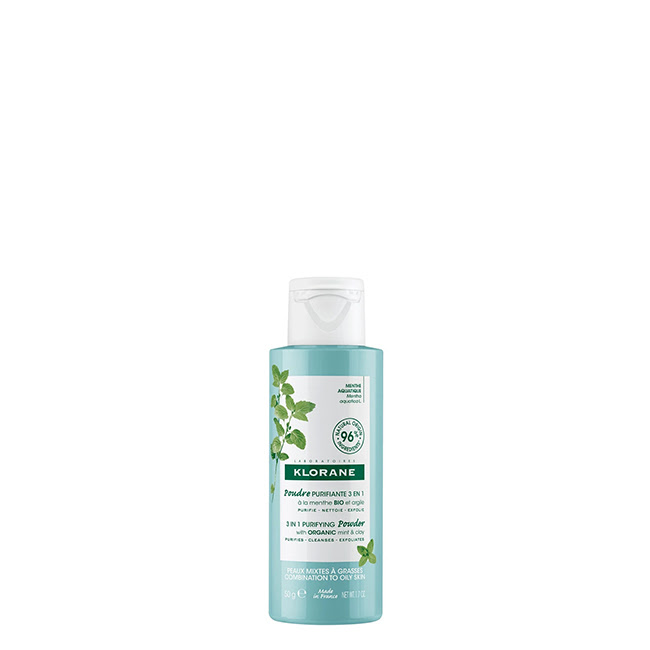 KloraneAquaticMintPurifyingPowder50g Klorane Menta Aquática Polvo Limpiador Purificante 50g - Image 1