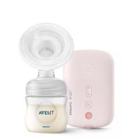 Product  container  of  Philips  Avent  Electric  Breast  Pump  by  Philips  Avent,  an  electric  pump  indicated  for  milk  extraction.