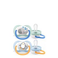Philips Avent Pacifiers Ultra Air Animal Boy 0-6M x2