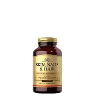 Bottle  of  Solgar  Skin  Nails  and  Hair  Formula  Tablets  by  Solgar,  a  dietary  supplement  indicated  for  skin,  nail  and  hair  health.
