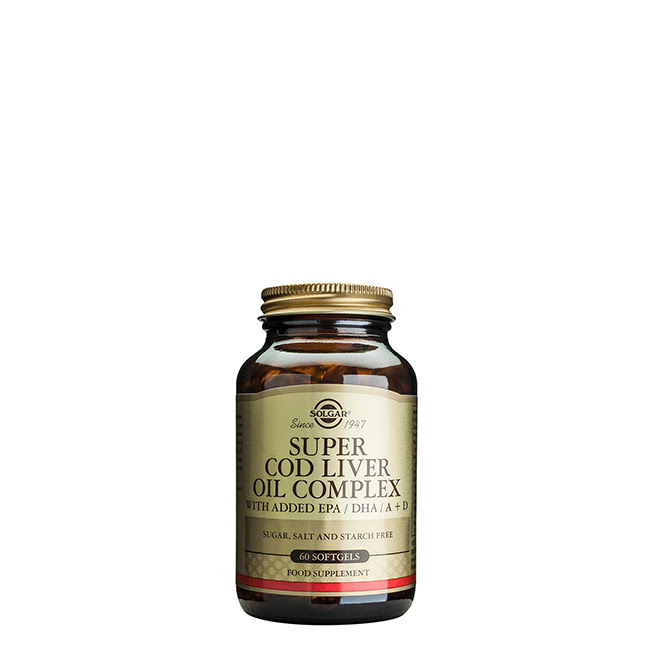 SolgarSuperCodLiverOilComplexSoftgelsx60 Solgar Super Cod Liver Oil Complex Softgels x60