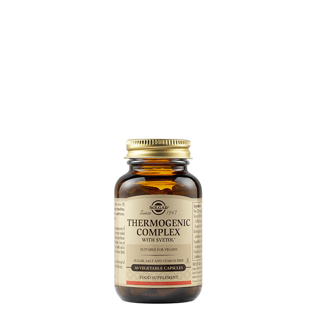 SolgarThermogenicComplexVegetableCapsulesx60 Solgar Thermogenic Complex Vegetable Capsules x60