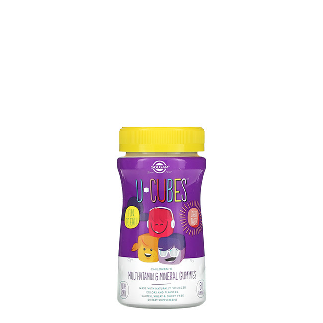 SolgarU-CubesMulti-vitaminandMineralGummiesx60 Solgar U-Cubes Multi-vitamin and Mineral Gummies x60